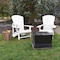 Blue Sky Outdoor Living 22'' Square Peak Patio Smokeless Fire Pit with Spark Screen and Screen Lift SFP22SQ-BC - alternate 8